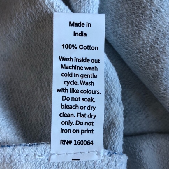 Addison Bay Sweatpants Blue White Floral XL - Picture 7 of 12